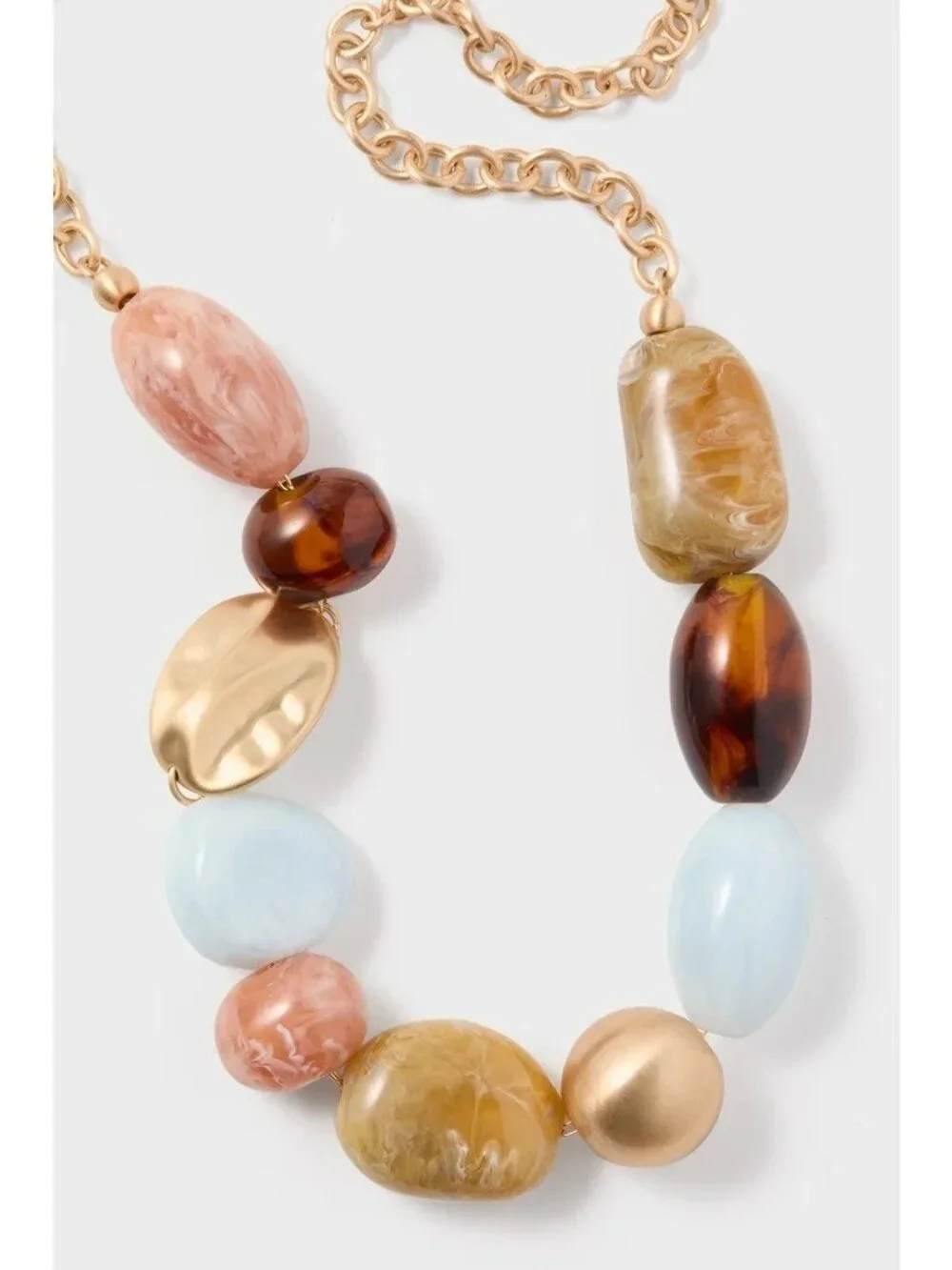 Cult Gaia Mercier Choker Necklace in Saddle Bauble Multi New with Box Womens